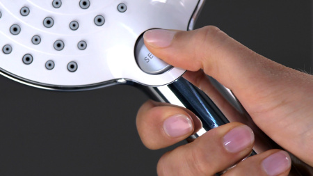 Ручной душ hansgrohe Raindance Select S 120 3jet 26530400, белый/хром