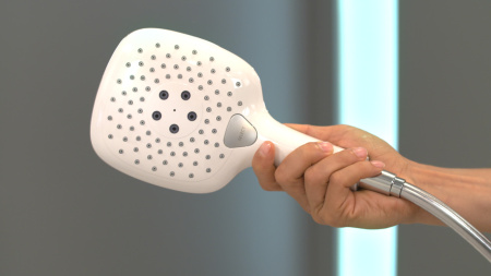 Ручной душ hansgrohe Raindance Select E 150 3jet 26550400, белый/хром