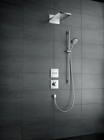 Душевой гарнитур hansgrohe Raindance Select S 120 3jet со штангой 90 см и мыльницей 26631000, хром
