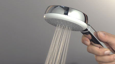 Ручной душ hansgrohe Crometta 100 4jet Vario 26824400, белый/хром