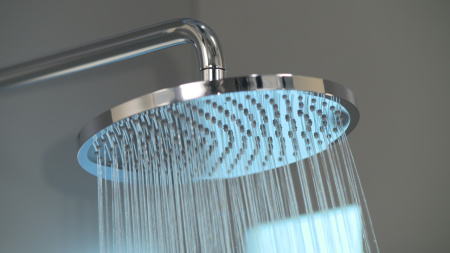 Душевая система hansgrohe Crometta S 240 1jet EcoSmart с термостатом 27268000, хром