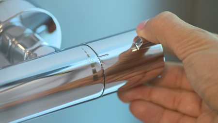 Душевая система hansgrohe Crometta S 240 1jet EcoSmart с термостатом 27268000, хром