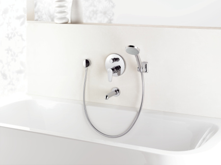Душевой набор hansgrohe Croma 100 4jet Vario с держателем и шлангом 125 см 27592000, хром