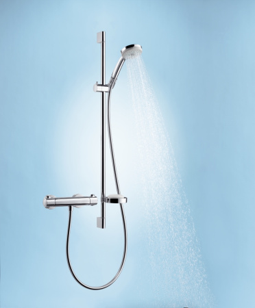 Душевой гарнитур hansgrohe Croma 100 3jet Multi со штангой 90 см и мыльницей 27774000, хром