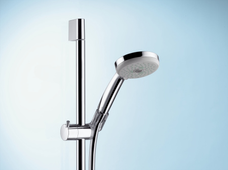 Душевой гарнитур hansgrohe Croma 100 3jet Multi со штангой 90 см и мыльницей 27774000, хром