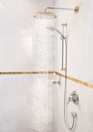 Душевой гарнитур hansgrohe Raindance Classic 100 3jet со штангой 65 см 27843000, хром