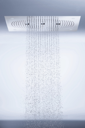 Верхний душ hansgrohe Raindance Rainmaker 680 3jet с потолочным креплением скрытого монтажа, с подсветкой 28418000, хром