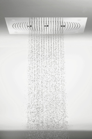 Верхний душ hansgrohe Raindance Rainmaker 680 3jet с потолочным креплением скрытого монтажа, с подсветкой 28418000, хром