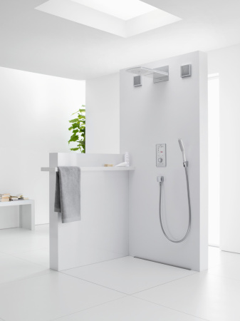 Ручной душ hansgrohe PuraVida 120 1jet 28558400, белый/хром