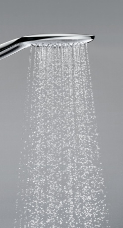 Ручной душ hansgrohe Raindance Select S 150 3jet EcoSmart 28588400, белый/хром