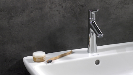 Смеситель для раковины hansgrohe Talis S 100 72020000, хром