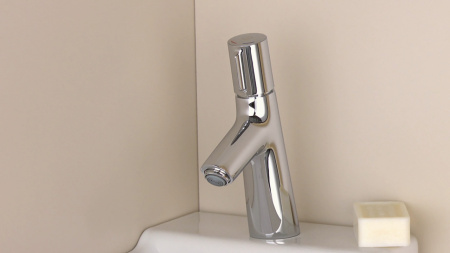 Смеситель для раковины hansgrohe Talis Select S 80 72040000, хром