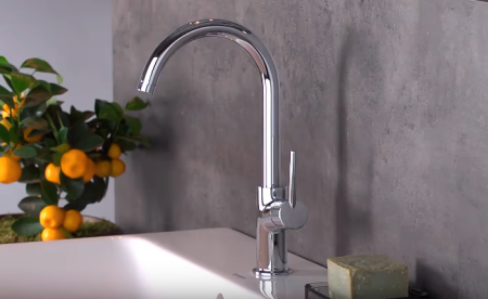 Смеситель для раковины hansgrohe Talis 210 со сливным клапаном Push-Open 32080000, хром