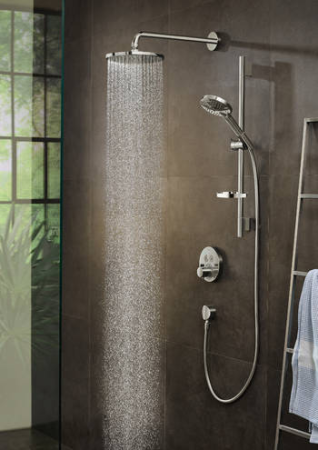 Шланговое подключение hansgrohe FixFit S с клапаном обратного тока 26453000, хром