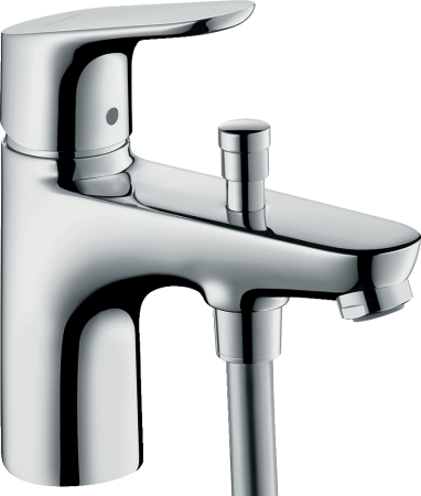 Смеситель для ванны hansgrohe Focus Monotrou на край ванны 31938000, хром