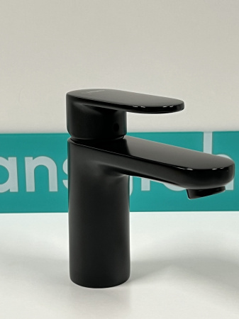 Смеситель для раковины hansgrohe Vernis Blend 100, 71551670/U, матовый черный, уцененный товар