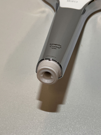 Ручной душ hansgrohe Croma E 110 1jet 26814400/U, белый/хром, уцененный товар