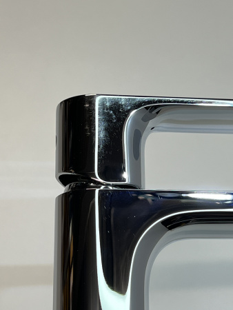 Смеситель для раковины hansgrohe Rebris S 80, со сливным гарнитуром 72510000/U, хром, уцененный товар