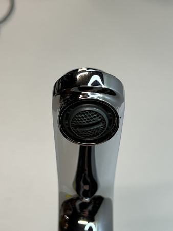 Смеситель для раковины hansgrohe Rebris S 80, со сливным гарнитуром 72510000/U, хром, уцененный товар