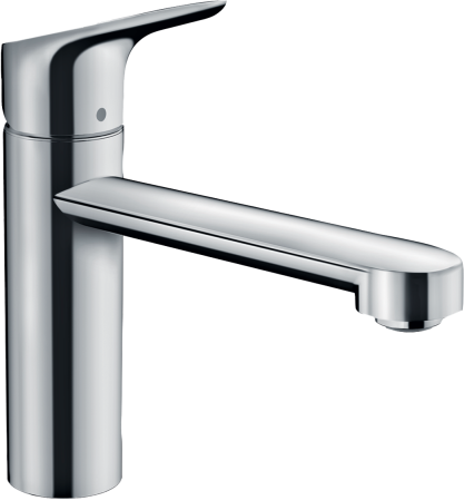 Смеситель для кухонной мойки hansgrohe Focus M43 120, с поворотным изливом 71816000, хром