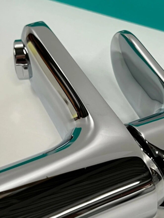 Смеситель для раковины hansgrohe Vernis Blend 100, со сливным гарнитуром 71551000/U, хром, уцененный товар