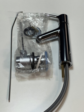 Смеситель для раковины hansgrohe Talis S 100 72020000/U, хром, уцененный товар