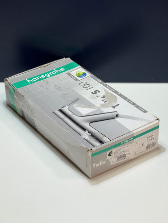 Смеситель для раковины hansgrohe Talis S 100 72020000/U, хром, уцененный товар