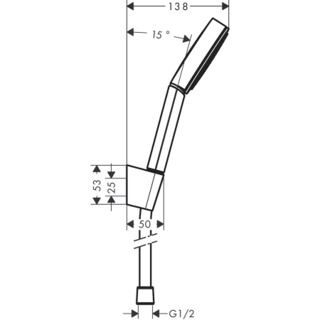 Готовый набор для ванны hansgrohe Vivenis со смесителем для раковины и ручным душем Pulsify HG-PR66, хром