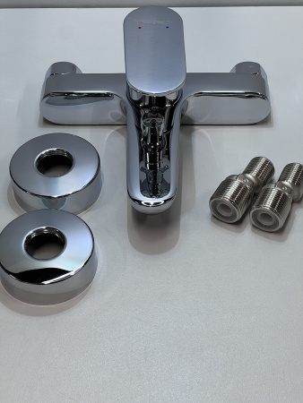 Смеситель для ванны hansgrohe Rebris S 72440000/U, хром, уцененный товар