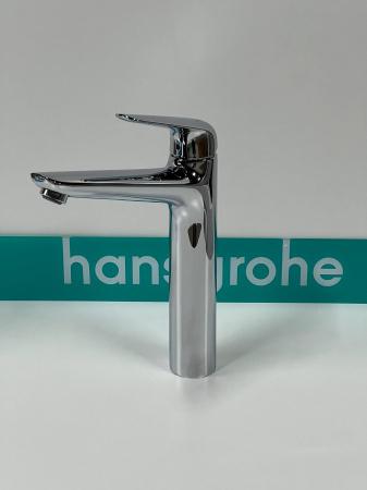 Смеситель для раковины hansgrohe Novus 230, без сливного гарнитура 71124000/U, хром, уцененный товар