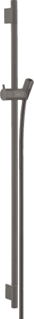 Душевая штанга hansgrohe Unica S Puro 90 см со шлангом 28631340, шлифованный черный хром