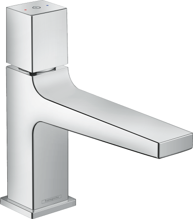 Смеситель для раковины hansgrohe Metropol 100, с рукояткой Select, со сливным клапаном Push-Open 32570000, хром