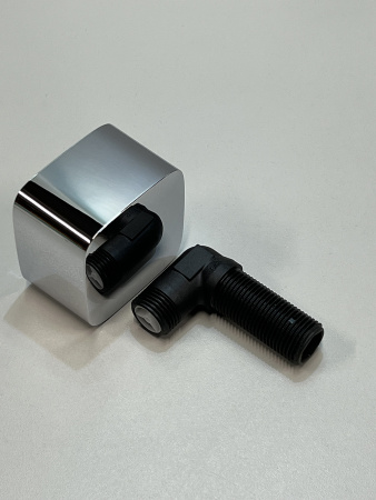 Шланговое подключение hansgrohe FixFit с клапаном обратного тока и шарнирным соединением, 27414000/U, хром, уцененный товар