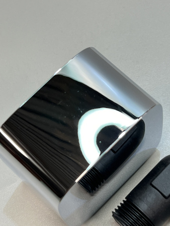 Шланговое подключение hansgrohe FixFit с клапаном обратного тока и шарнирным соединением, 27414000/U, хром, уцененный товар