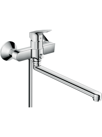Готовый набор для ванны hansgrohe Logis с ручным душем Croma HG-PR134, хром