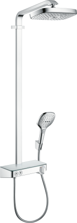 Душевая система hansgrohe Raindance Select E 300 2jet с термостатом ShowerTablet Select 300 27126000, хром