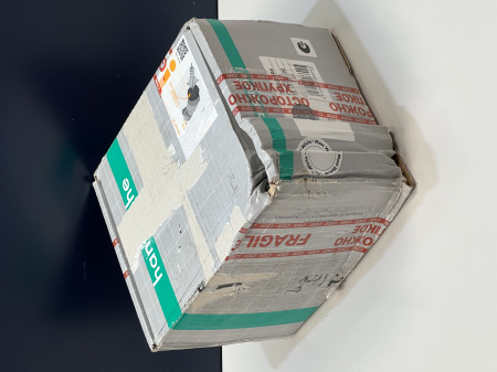 Внешняя часть термостата для душа hansgrohe Ecostat S скрытого монтажа на 2 потребителя 15758700, матовый белый, уцененный товар