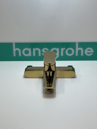 Смеситель для ванны hansgrohe Talis E 71740990/U, полированное золото, уцененный товар