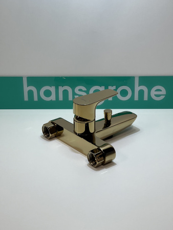 Смеситель для ванны hansgrohe Talis E 71740990/U, полированное золото, уцененный товар