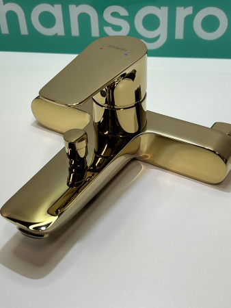 Смеситель для ванны hansgrohe Talis E 71740990/U, полированное золото, уцененный товар
