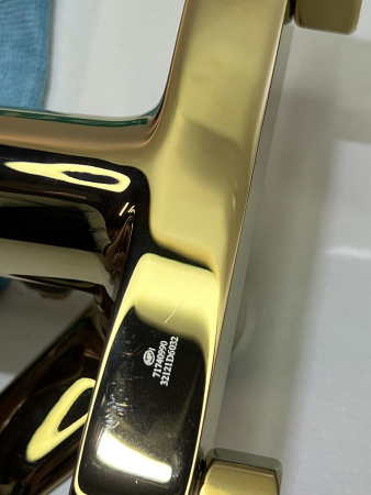 Смеситель для ванны hansgrohe Talis E 71740990/U, полированное золото, уцененный товар