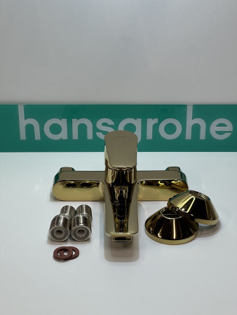 Смеситель для ванны hansgrohe Talis E 71740990/U, полированное золото, уцененный товар