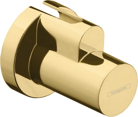 Декоративная накладка для углового вентиля hansgrohe 13950990, полированное золото