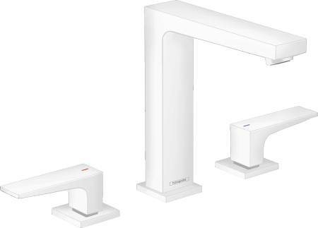 Смеситель для раковины hansgrohe Metropol 160 32515700, матовый белый