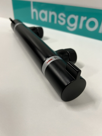 Термостат для душа hansgrohe Ecostat Comfort 13116670/U, матовый черный, уцененный товар