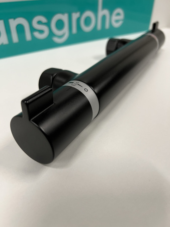 Термостат для душа hansgrohe Ecostat Comfort 13116670/U, матовый черный, уцененный товар