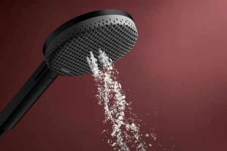 Ручной душ hansgrohe Raindance Alive Select S, 24500340, шлифованный черный хром
