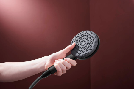 Ручной душ hansgrohe Raindance Alive Select S, 24500340, шлифованный черный хром