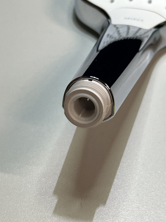 Ручной душ hansgrohe Croma Select E 110 3jet Vario 26812400/U, белый/хром, уцененный товар