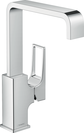 Смеситель для раковины hansgrohe Metropol 230, со сливным клапаном Push-Open, 74511000 хром